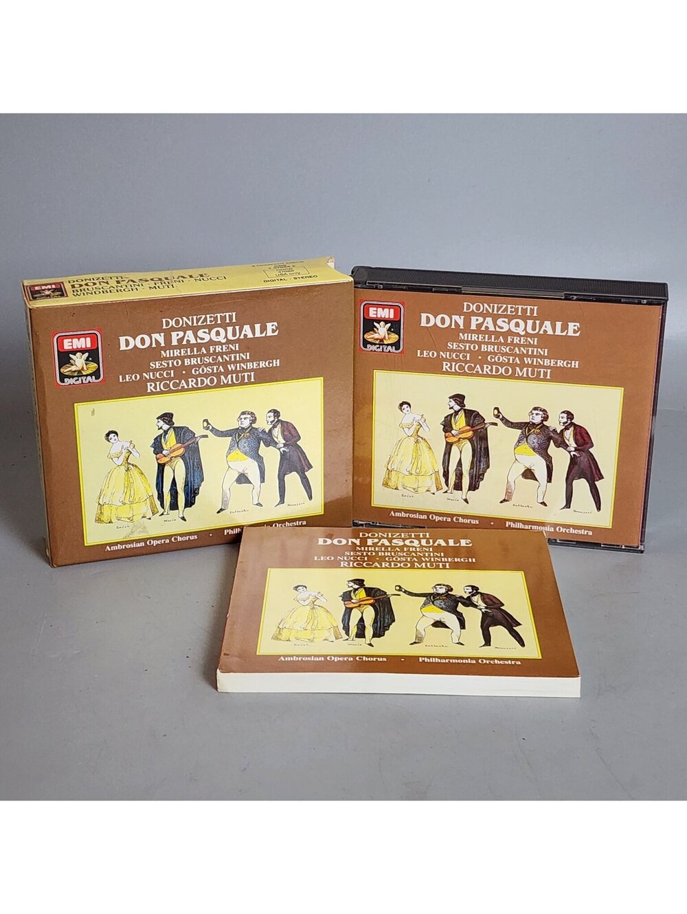 Donizetti: Don Pasquale - Muti, Freni, Bruscantini, Nucci, Winbergh 2x CD EMI